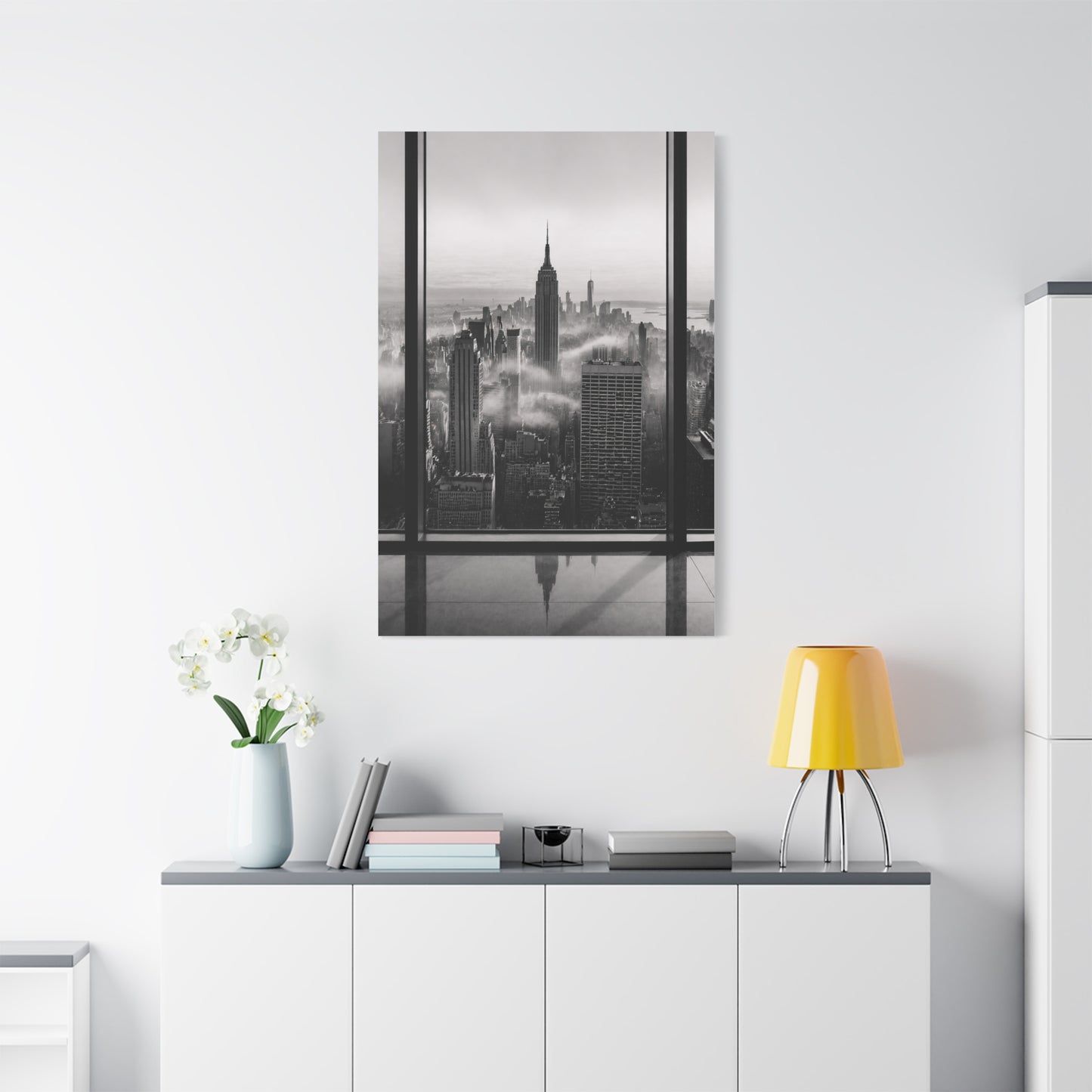 Empire State Window Perspective Wall Art & Canvas Print