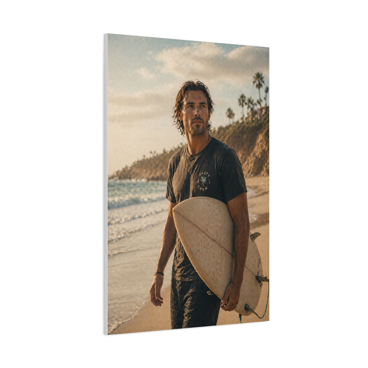 Coastal Surf Lifestyle Portrait Wall Art & Canvas Print