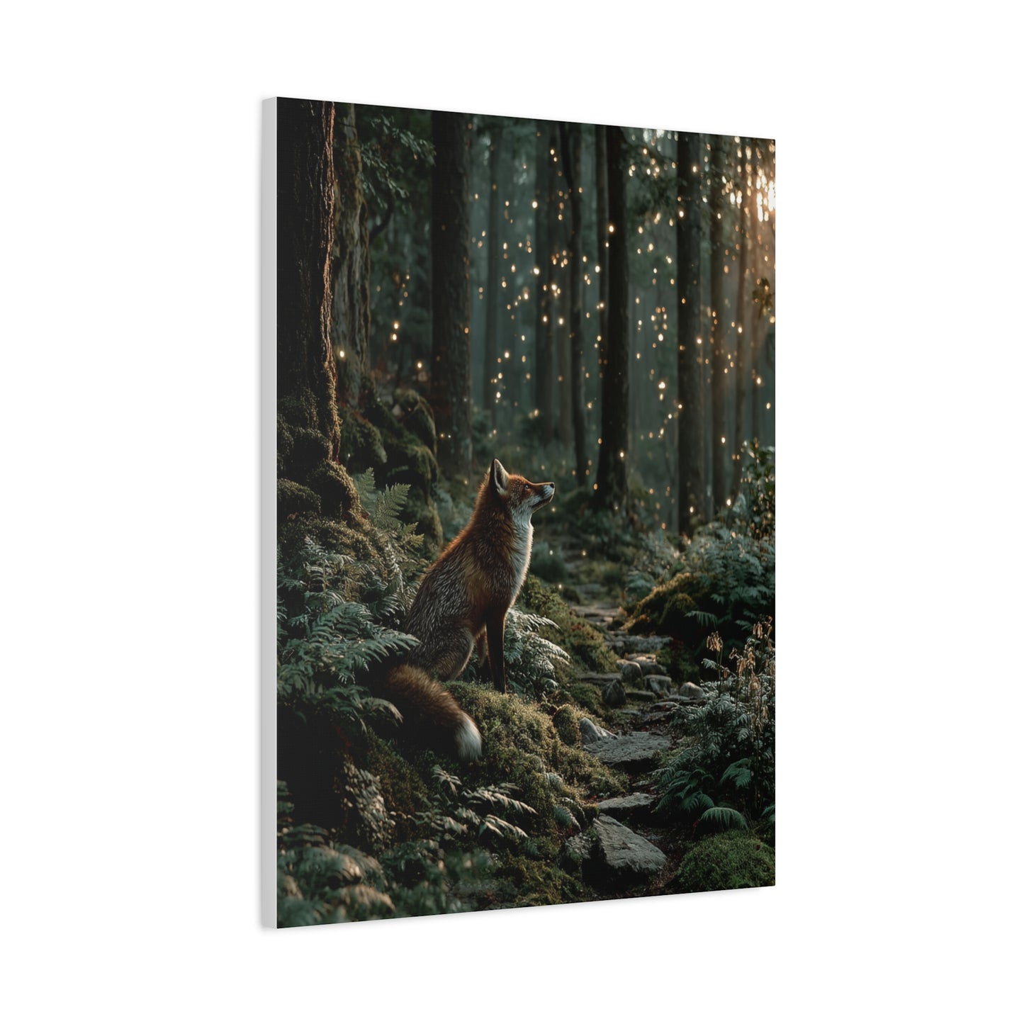 Enchanted Forest Fox Wall Art & Canvas Print