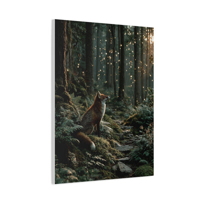 Enchanted Forest Fox Wall Art & Canvas Print