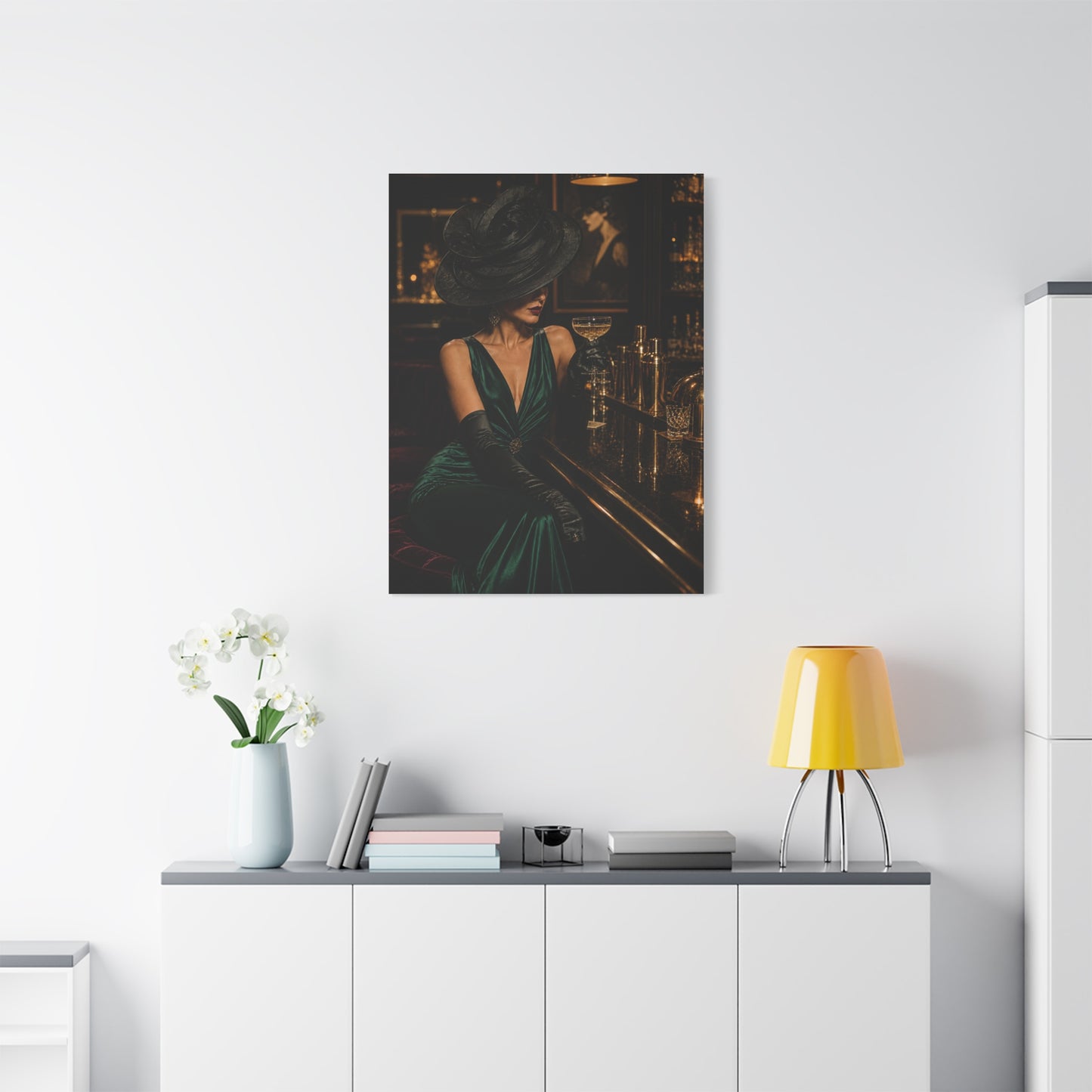 Couture Lounge Muse Portrait Wall Art & Canvas Print