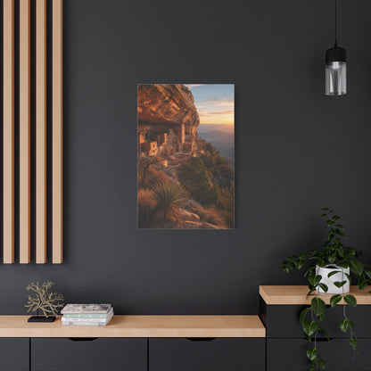 Ancient Cliff Dwelling Canyon Wall Art & Canvas Print