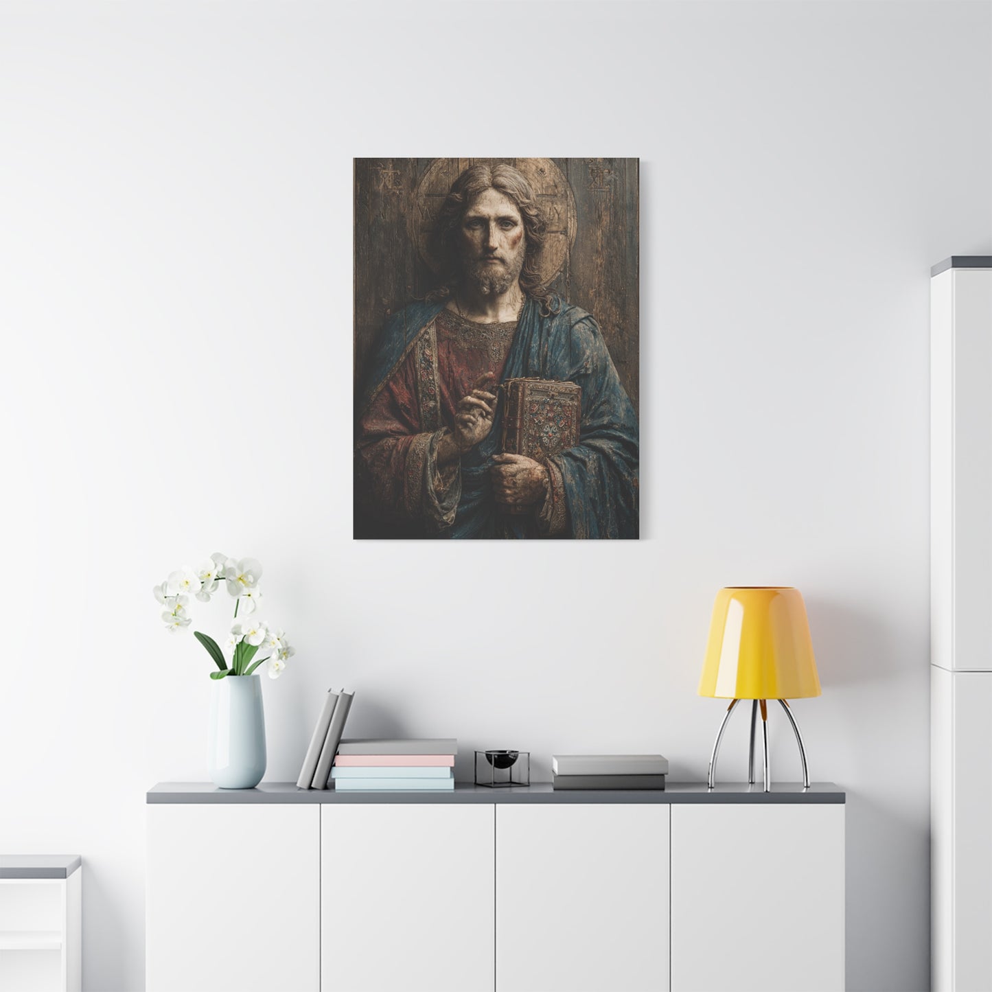 Sacred Icon of Christ Eternal Presence Wall Art & Canvas Print