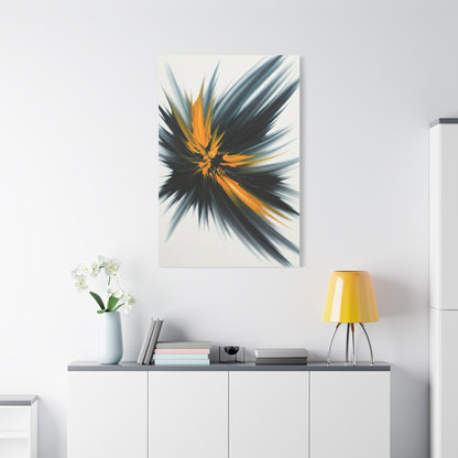Golden Impact Burst Wall Art & Canvas Prints