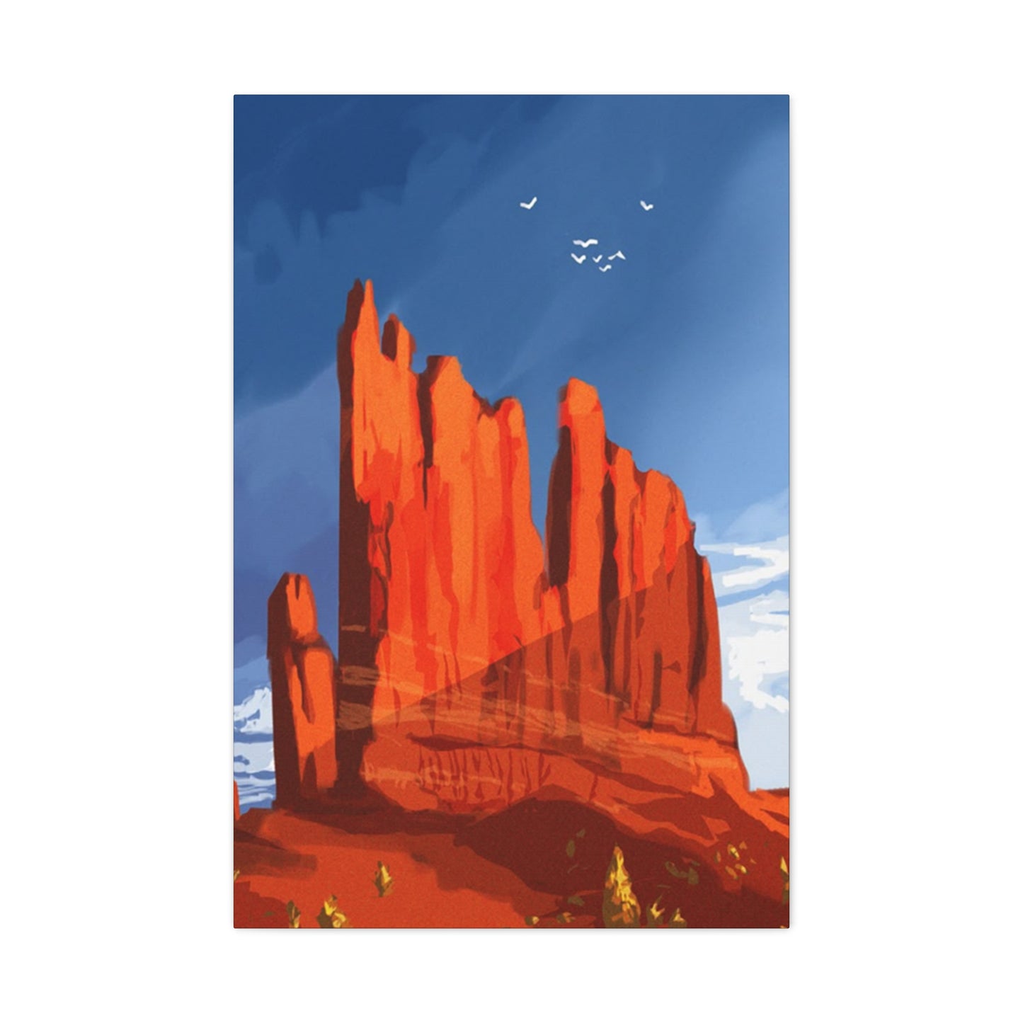 Abstract Arizona Canyon Mountain Wall Art & Canvas Prints