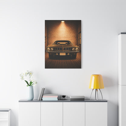 Plymouth Barracuda Cuda Vintage Garage Wall Art & Canvas Prints
