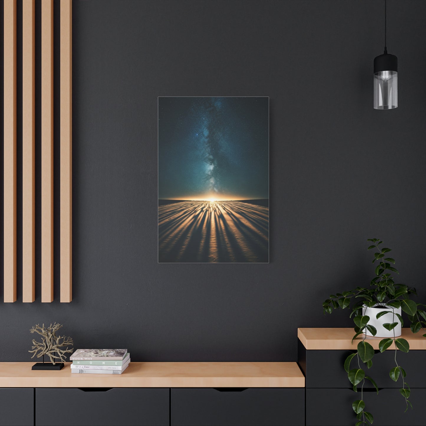 Milky Way Horizon Glow Wall Art & Canvas Prints