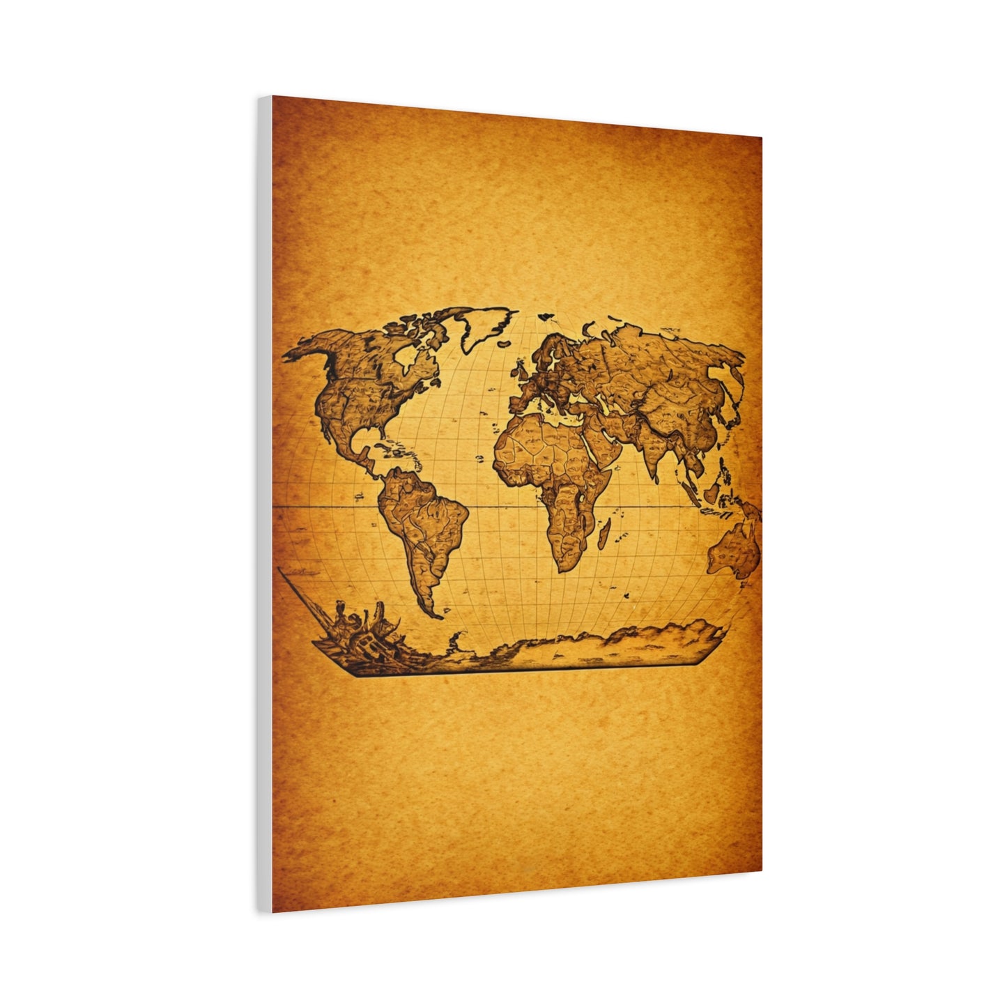 Old World Nautical Map Wall Art & Canvas Prints