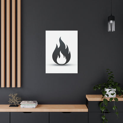 Minimal Flame Wall Art & Canvas Prints