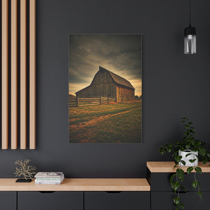 Stormy Horizon Rustic Barn Wall Art & Canvas Prints