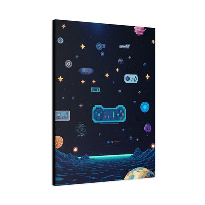 Pixel Space Arcade Wall Art & Canvas Prints