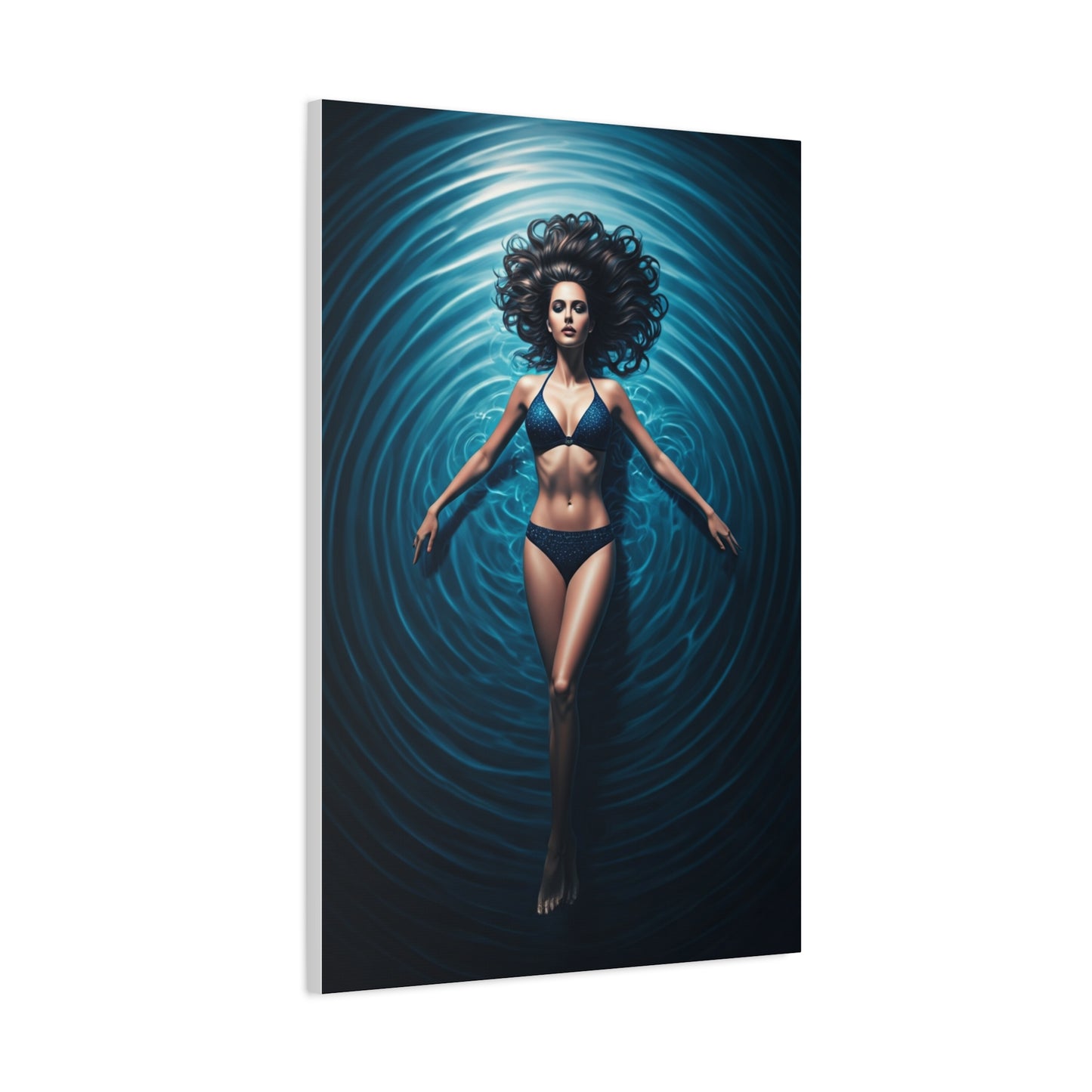 Calm Drift on Blue Water Wall Art & Canvas Prints