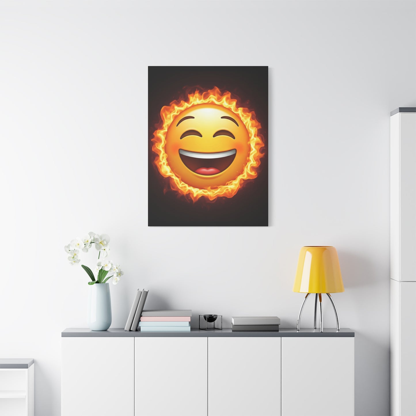 Radiant Joy Flame Wall Art & Canvas Print