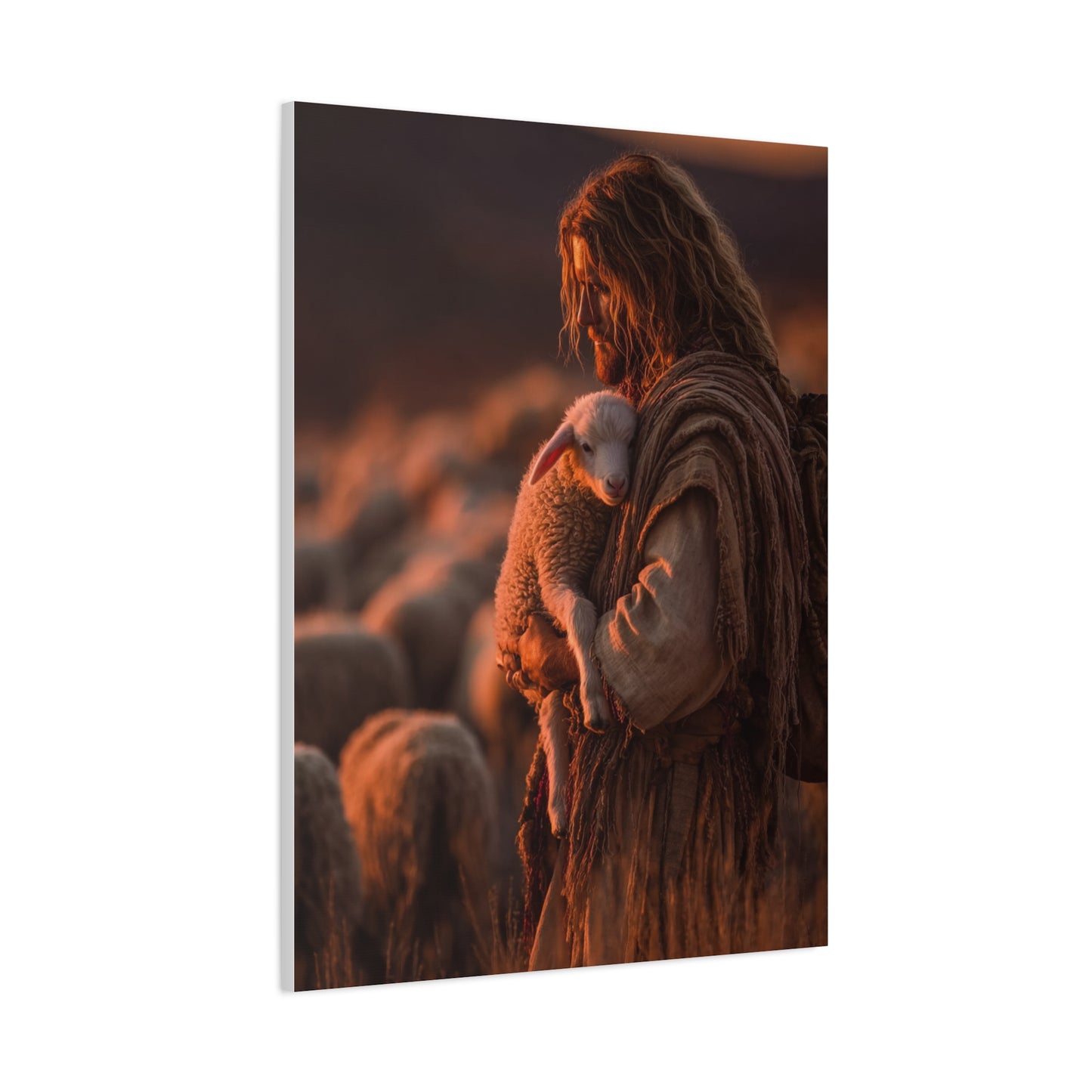 The Good Shepherd Intimate Portrait Wall Art & Canvas Print