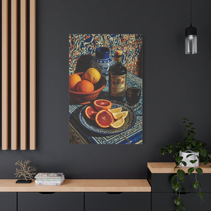 Italian Citrus & Majolica Still Life Wall Art & Canvas Print