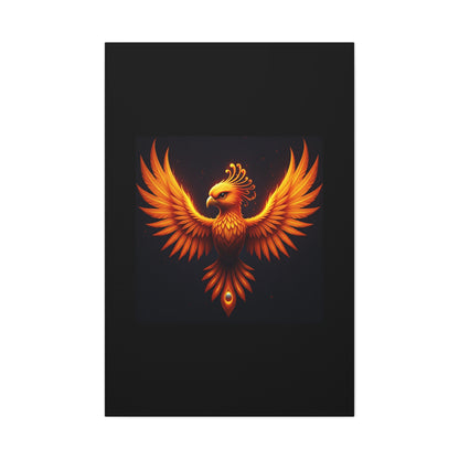 Rising Phoenix Emblem Wall Art & Canvas Print