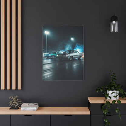 1967 Plymouth GTX vs 1967 Dodge Coronet R/T Super Stock Showdown Wall Art & Canvas Prints