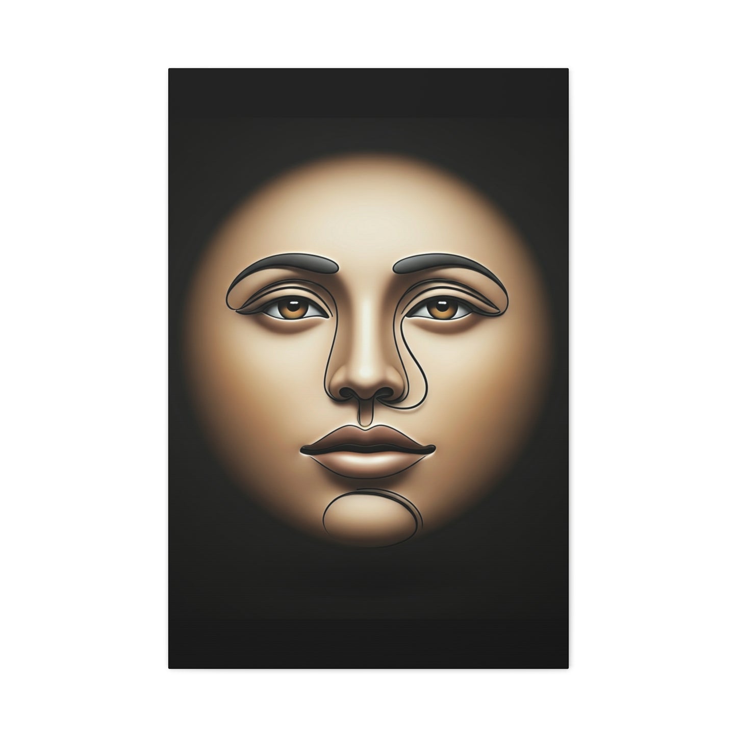 Ethereal Muse Portrait Wall Art & Canvas Print