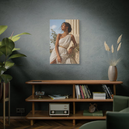 Contemporary Greek Goddess Portrait Wall Art & Canvas Print