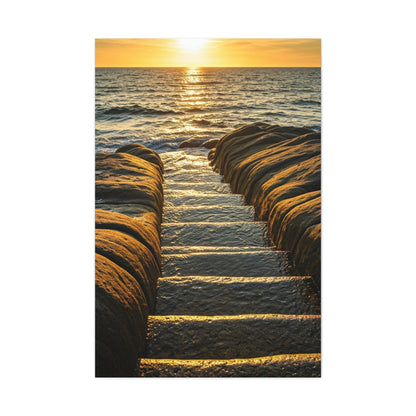 Steps Into the Sea Wall Art & Canvas Prints