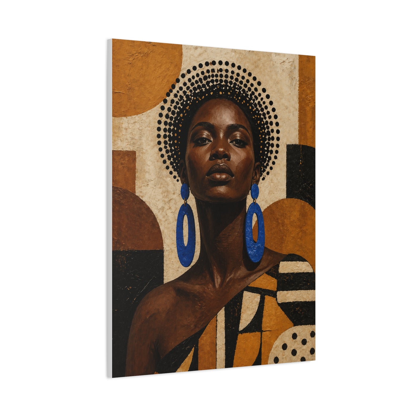 Afrocentric Power Portrait Wall Art & Canvas Print