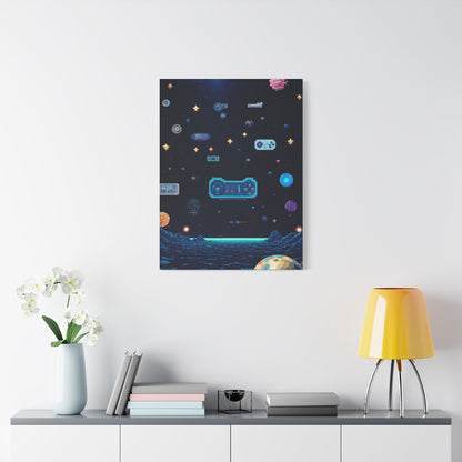 Pixel Space Arcade Wall Art & Canvas Prints