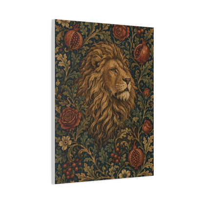 Ornamental Lion Tapestry Heritage Wall Art & Canvas Print