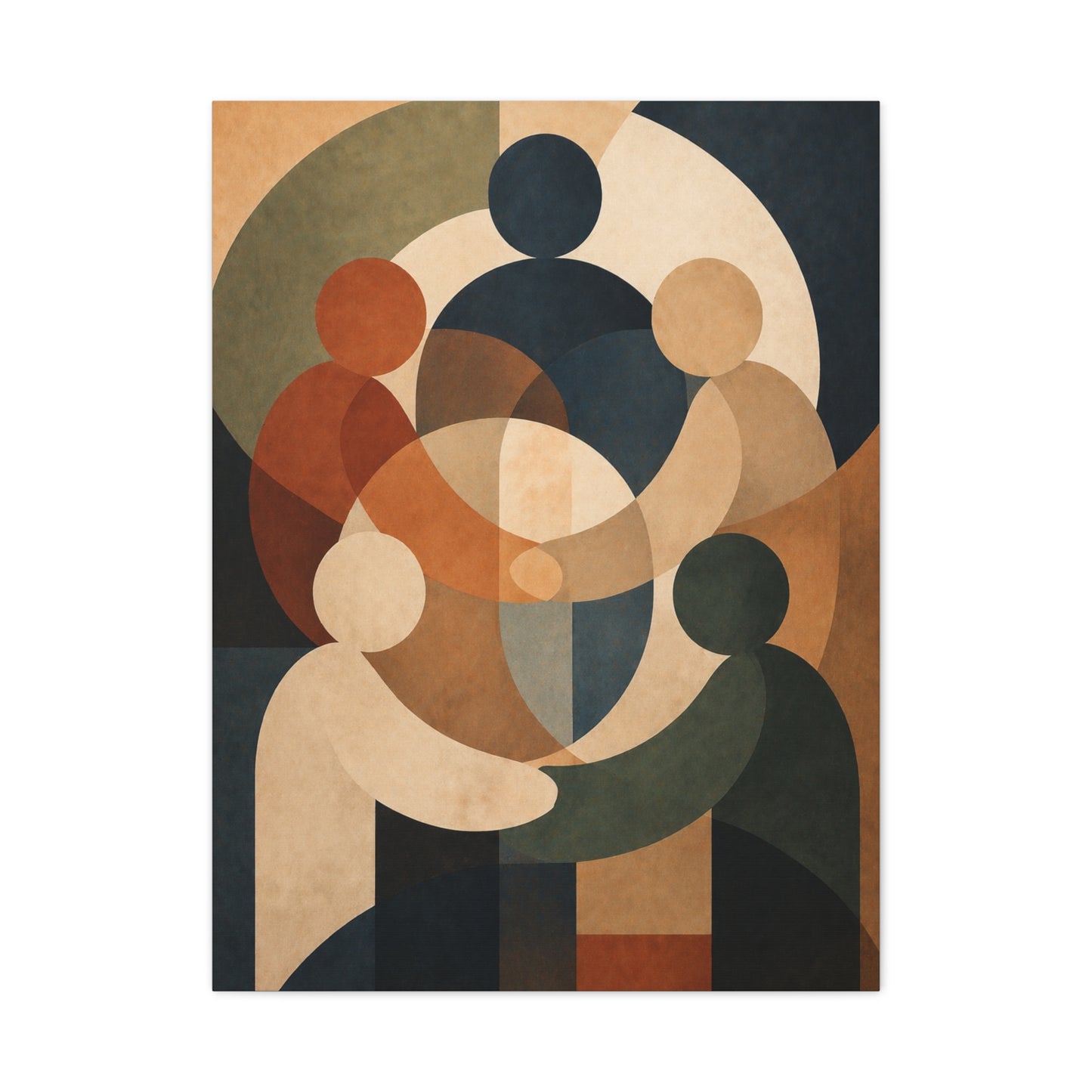 Corporate Unity Circle Composition Wall Art & Canvas Print