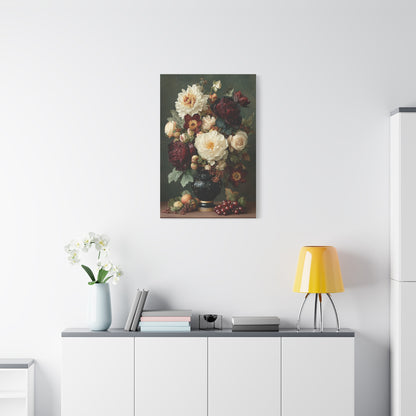 Classic Floral Still Life Elegance Wall Art & Canvas Print