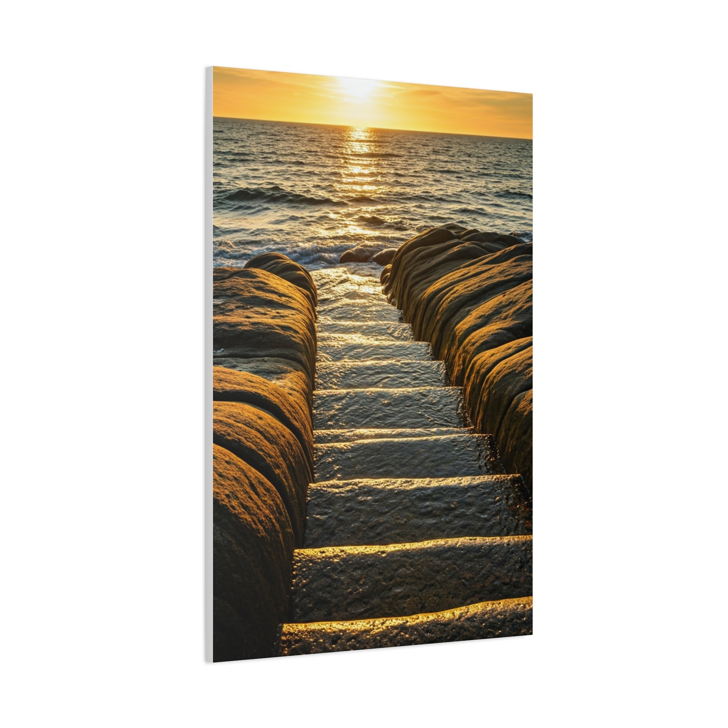 Steps Into the Sea Wall Art & Canvas Prints
