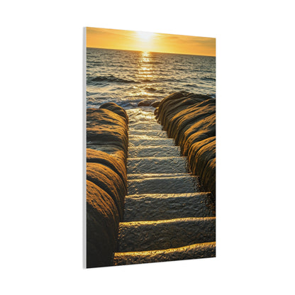 Steps Into the Sea Wall Art & Canvas Prints