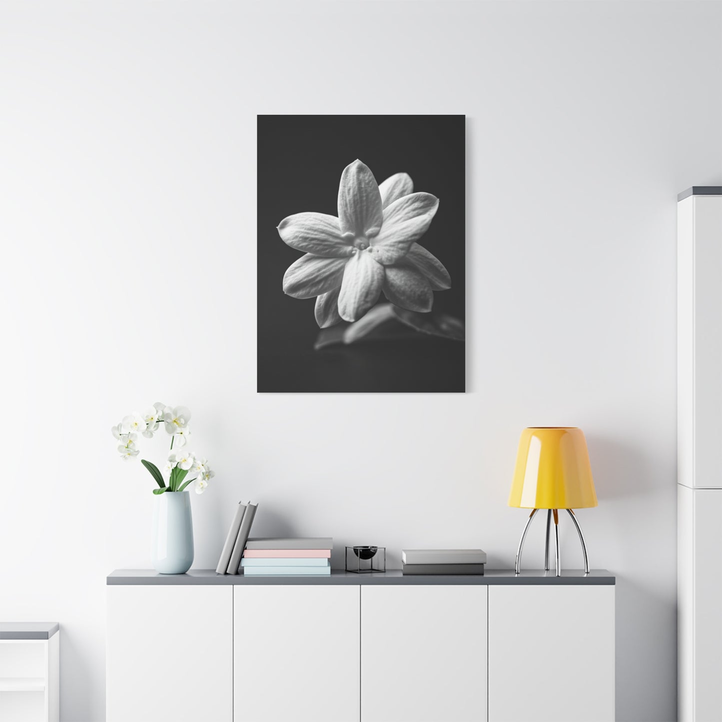 Midnight Jasmine Bloom Wall Art & Canvas Prints