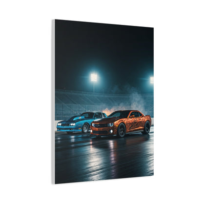 Modern Muscle vs Big Block Legend Wall Art & Canvas Prints