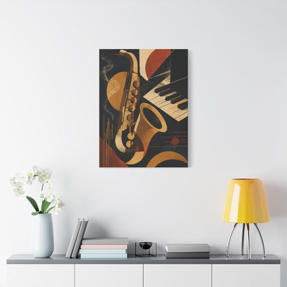Abstract Jazz Composition Wall Art & Canvas Print