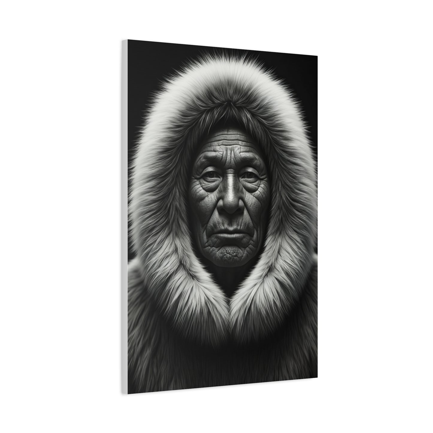 Wisdom of the Ancestors Black & White Portrait Wall Art & Canvas Prints