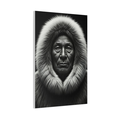 Wisdom of the Ancestors Black & White Portrait Wall Art & Canvas Prints
