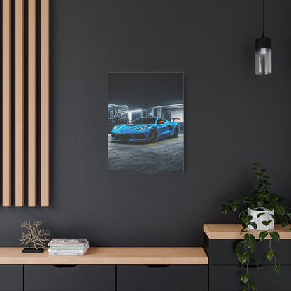 Chevrolet Corvette C8 Z06 Paddock Night Scene Wall Art & Canvas Prints