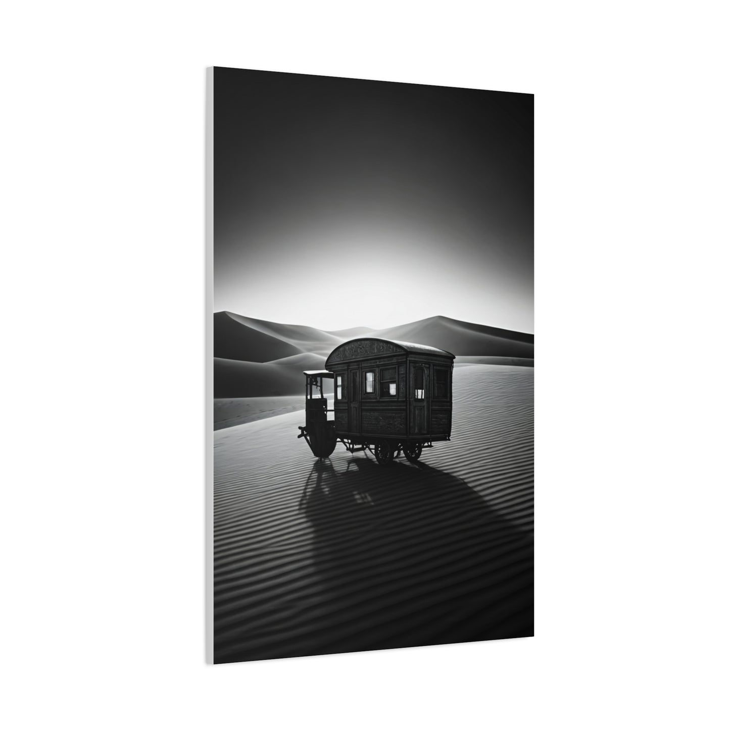 Desert Caravan in Moonlight Wall Art & Canvas Prints
