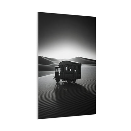 Desert Caravan in Moonlight Wall Art & Canvas Prints