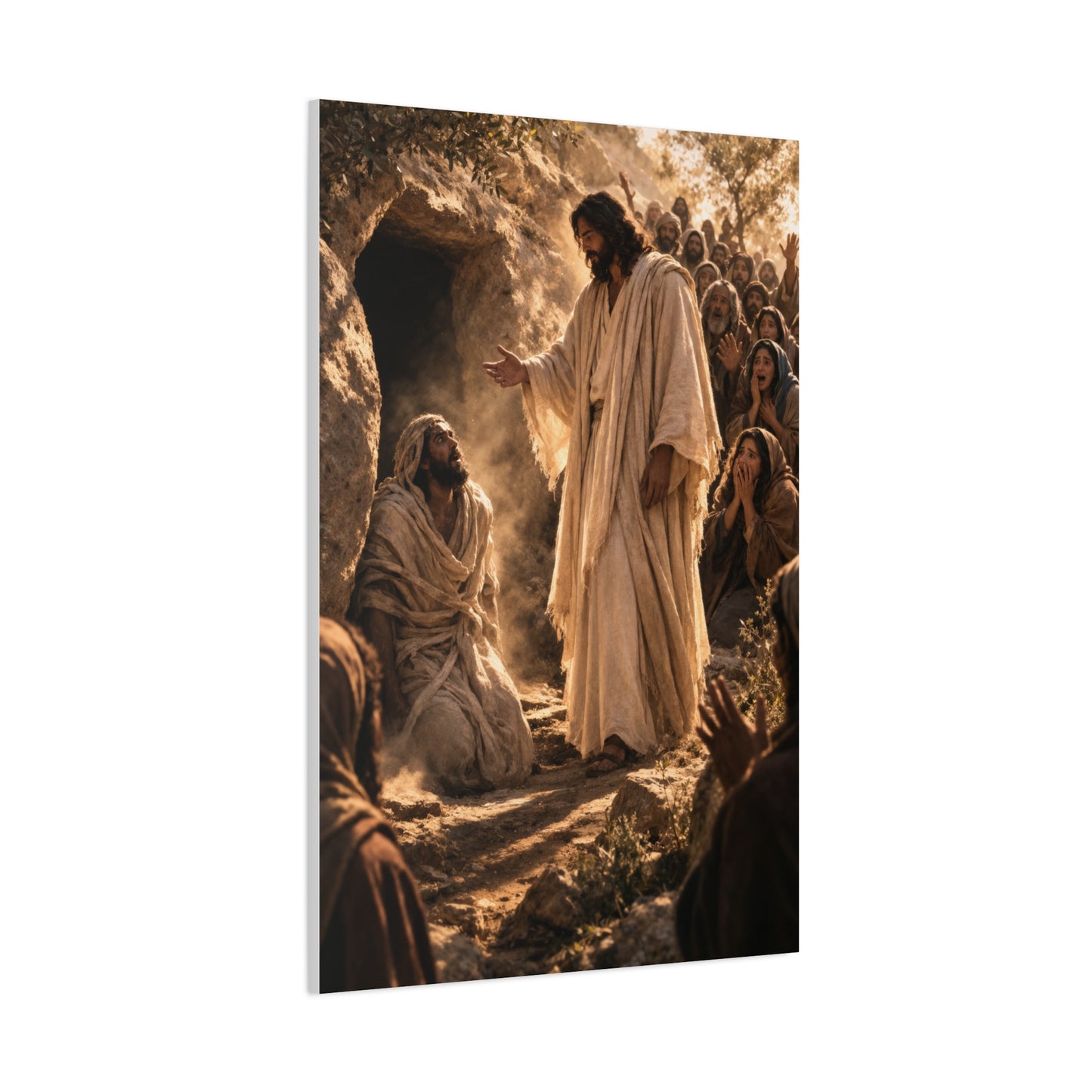 Raising of Lazarus Miracle Wall Art & Canvas Print