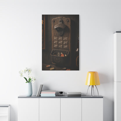 Rustic Bottle Opener Wall Sculpture Wall Art & Canvas Print