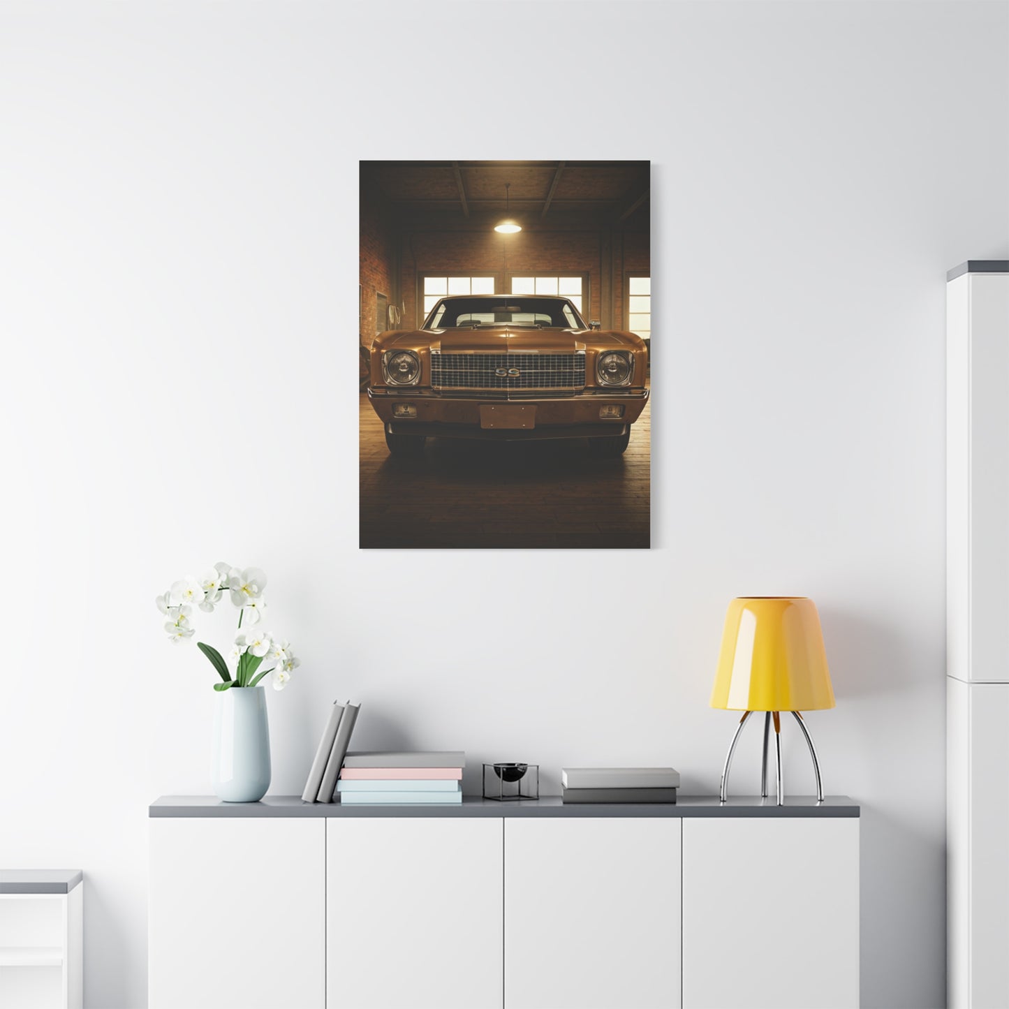 Chevrolet Chevelle SS Vintage Muscle Garage Wall Art & Canvas Prints