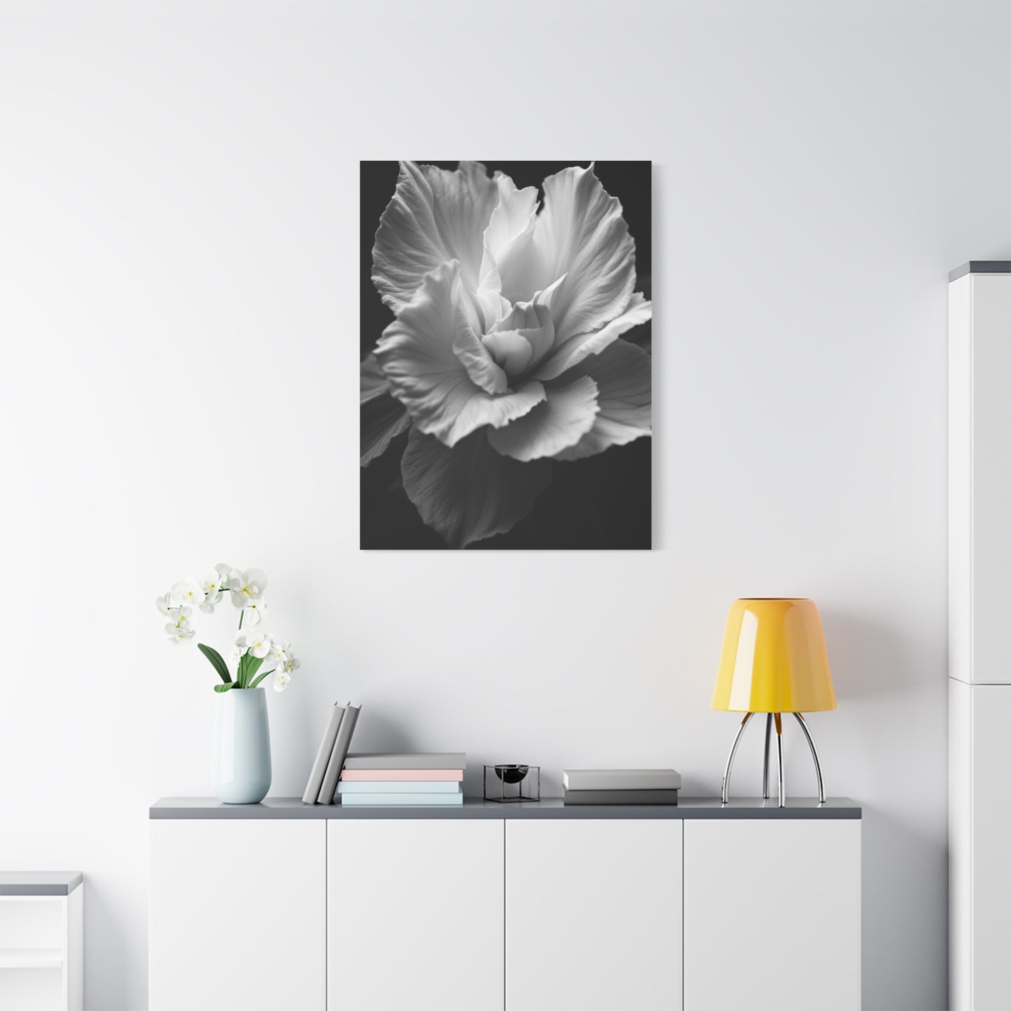 Sculpted Petal Elegance Close-Up Wall Art & Canvas Prints