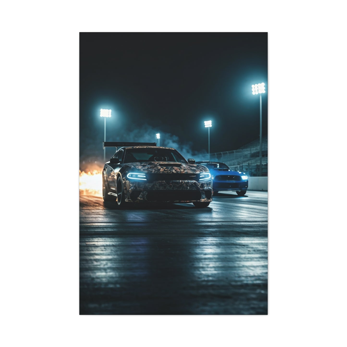 Hellcat Inferno Launch – Mustang Mach 1 Under Pressure Wall Art & Canvas Prints