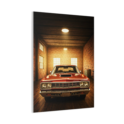 Plymouth Road Runner Tungsten Garage Wall Art & Canvas Prints
