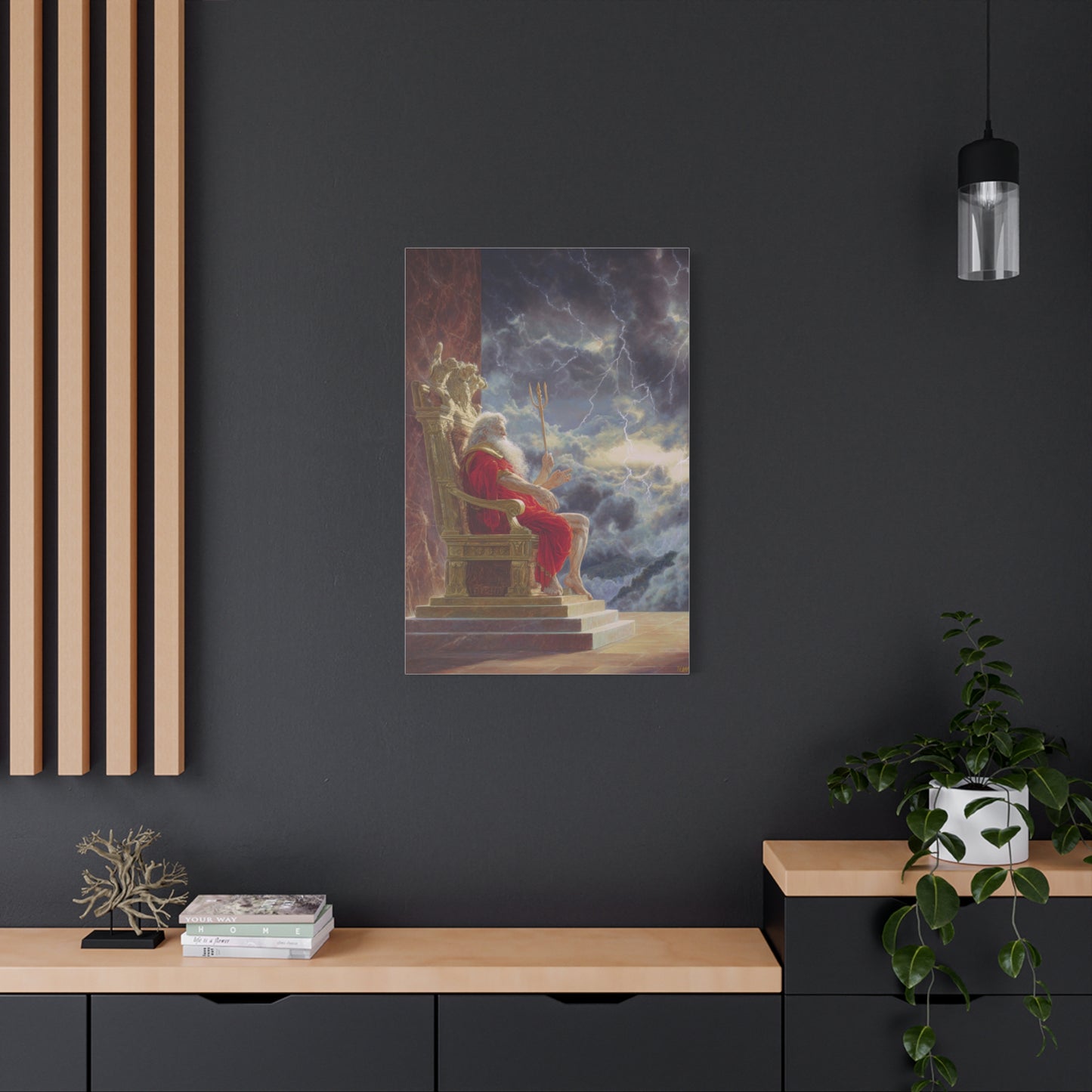 Zeus King of Olympus Classical Mythology Wall Art & Canvas Print