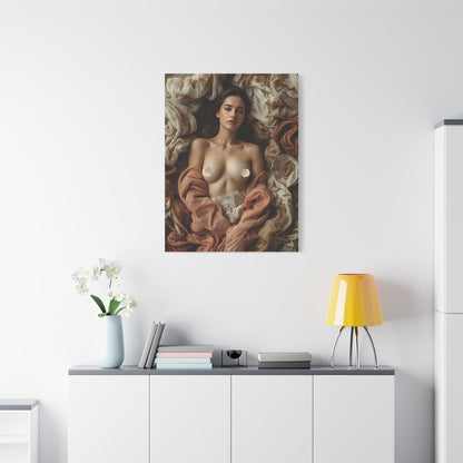 Soft Textile Nude Still Life Wall Art & Canvas Print