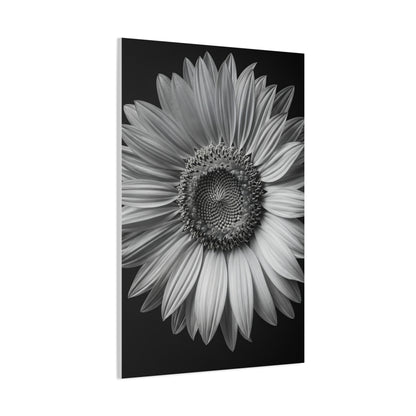 Velvet Orchid Bloom in Monochrome Wall Art & Canvas Prints