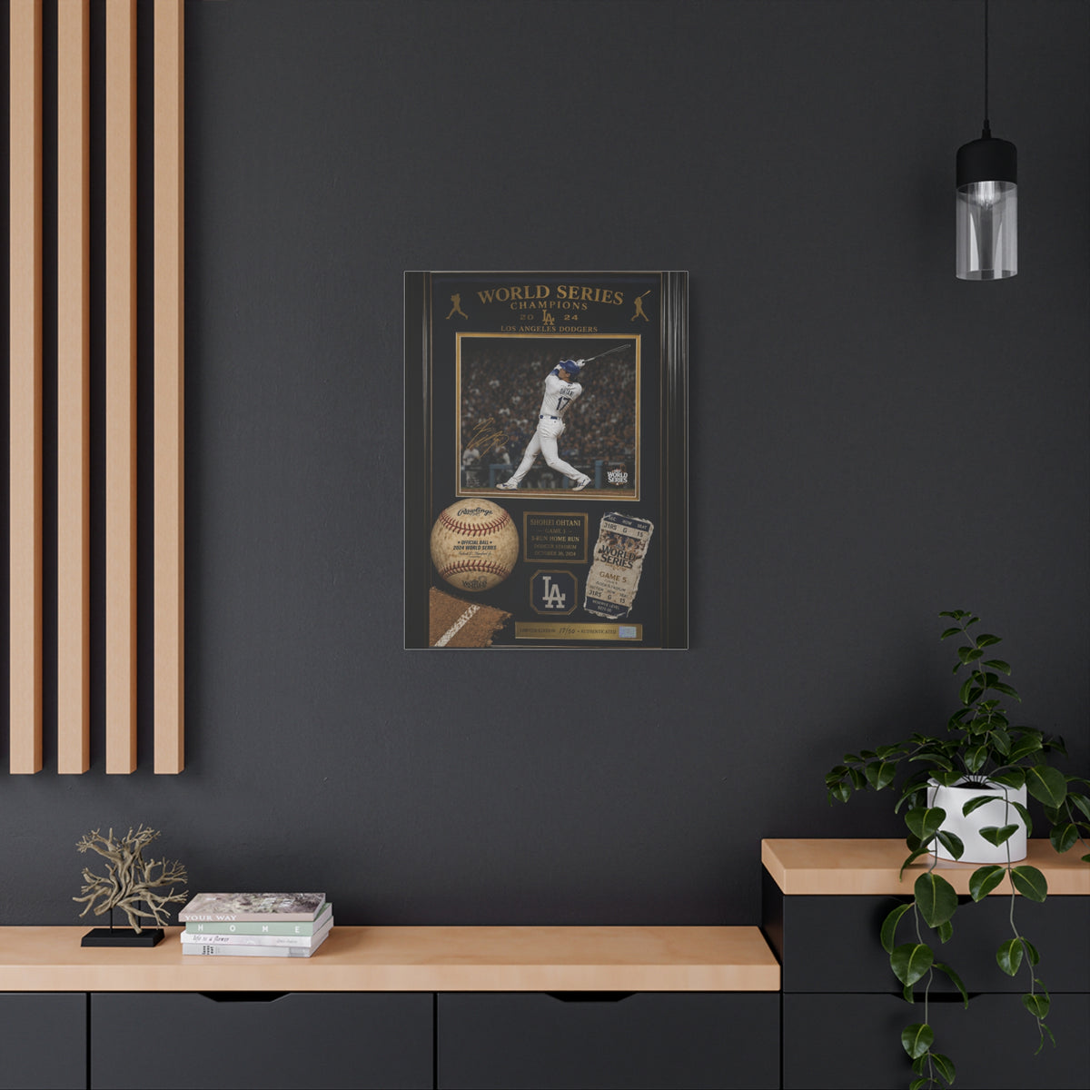 Shohei Ohtani World Series Memorabilia Sports Wall Art & Canvas Print