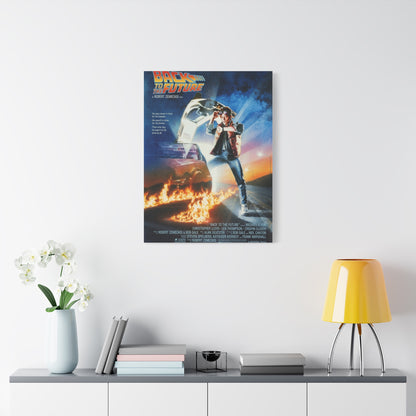 Back to the Future Movie Poster Wall Art & Canvas Print